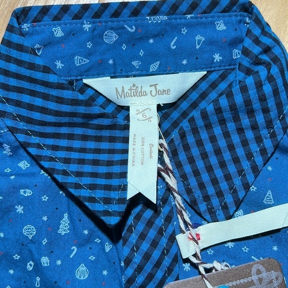 Matilda Jane JACK FROST Shirt Holiday Print - Picture 6 of 7